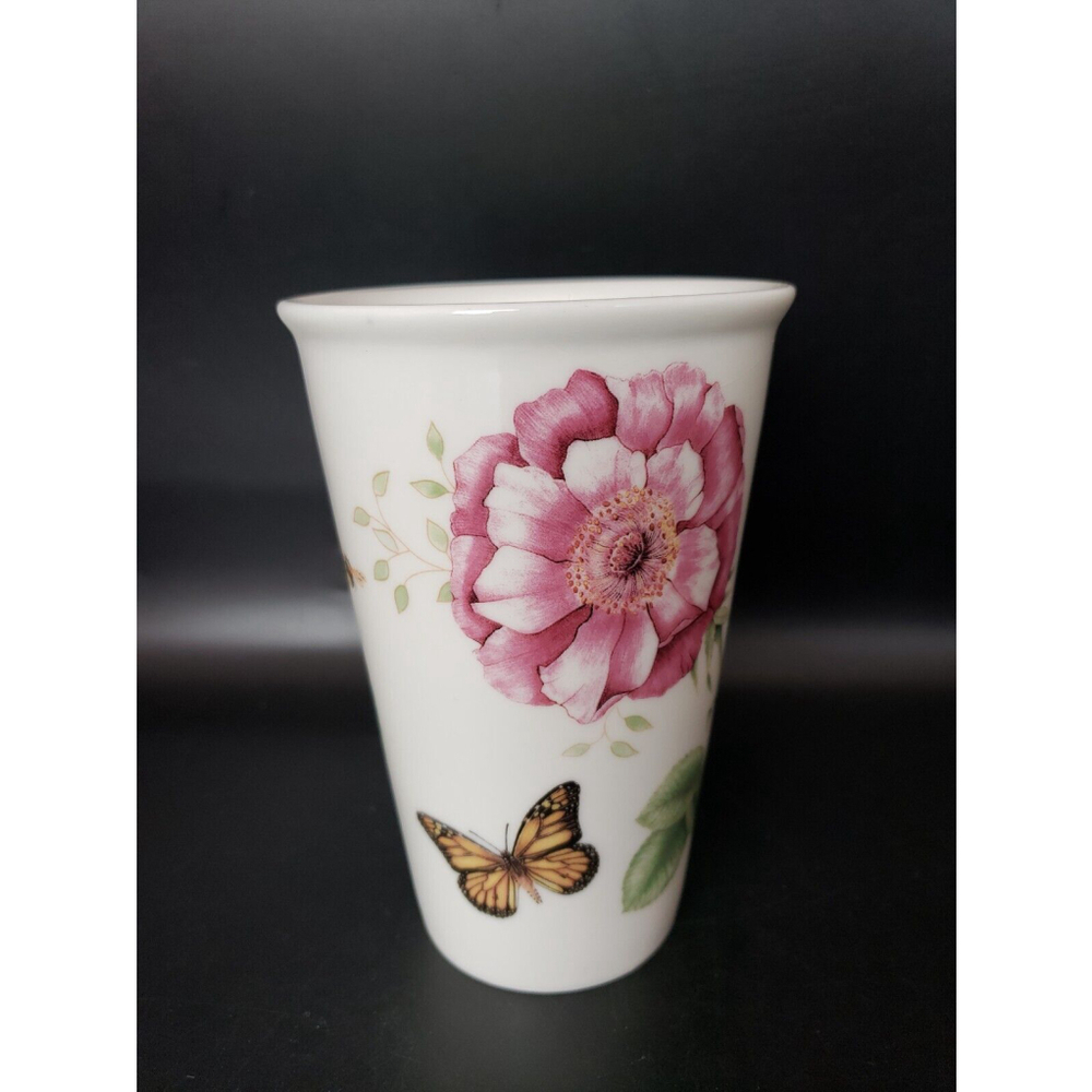 Lenox "Butterfly Meadow" No lid Tumbler 5 1/4" Tall